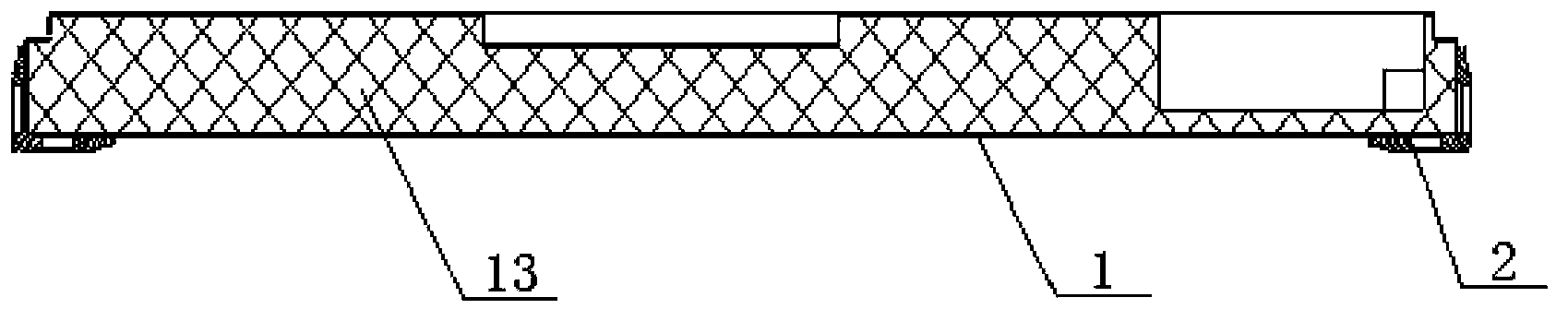 Square cabin and generator set using square cabin