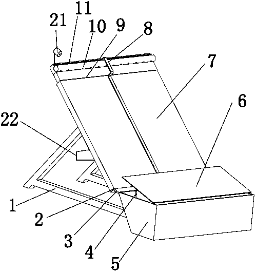 Self-cleaning device of solar cell panel