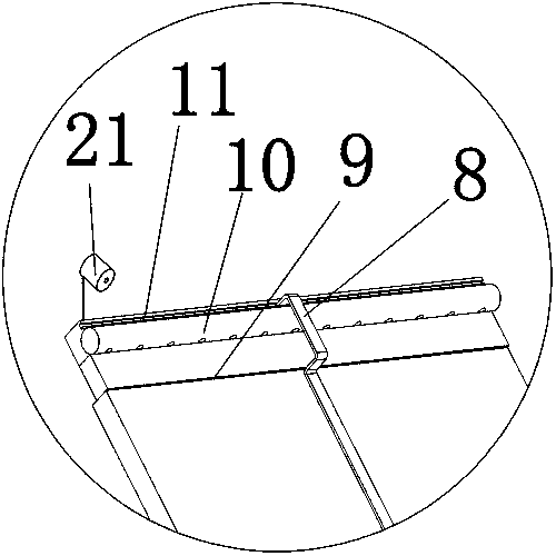 Self-cleaning device of solar cell panel