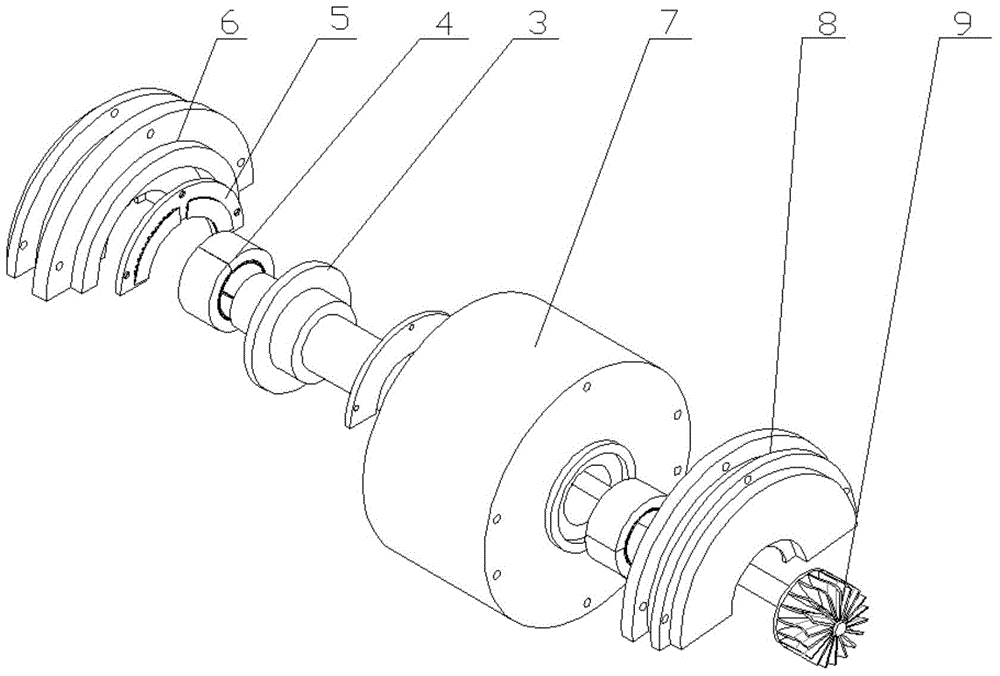 Split air foil bearing easy to disassemble and air compressor with same