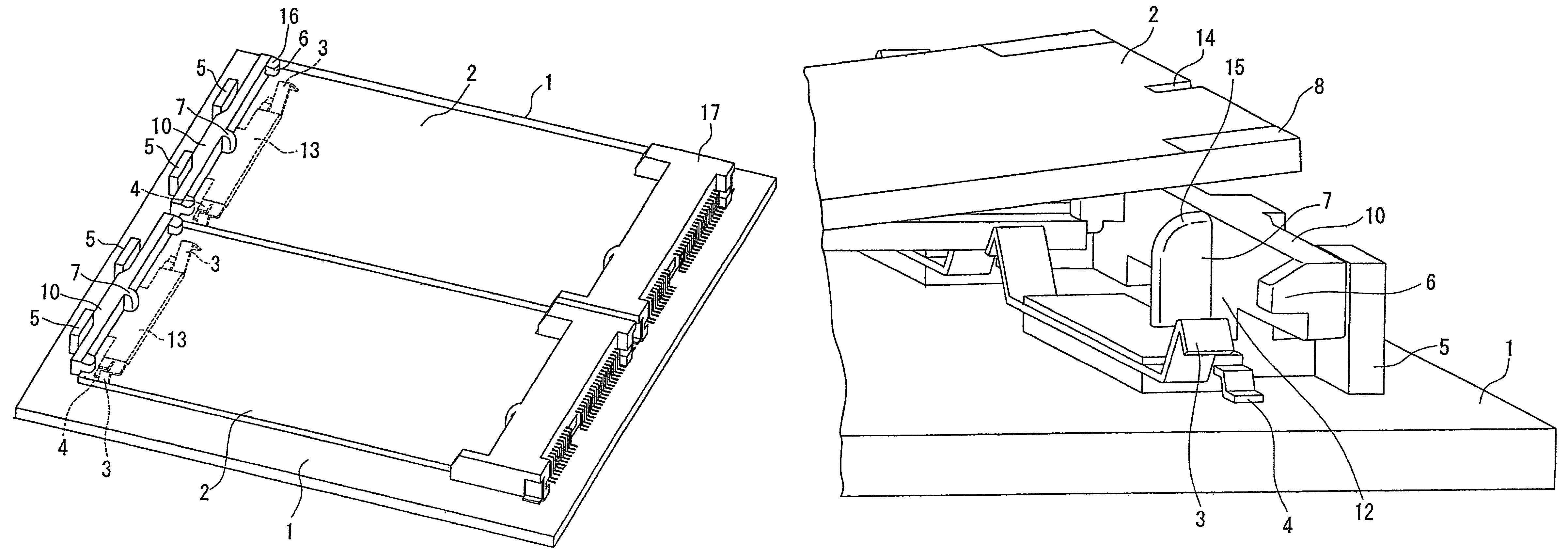 Board securing device