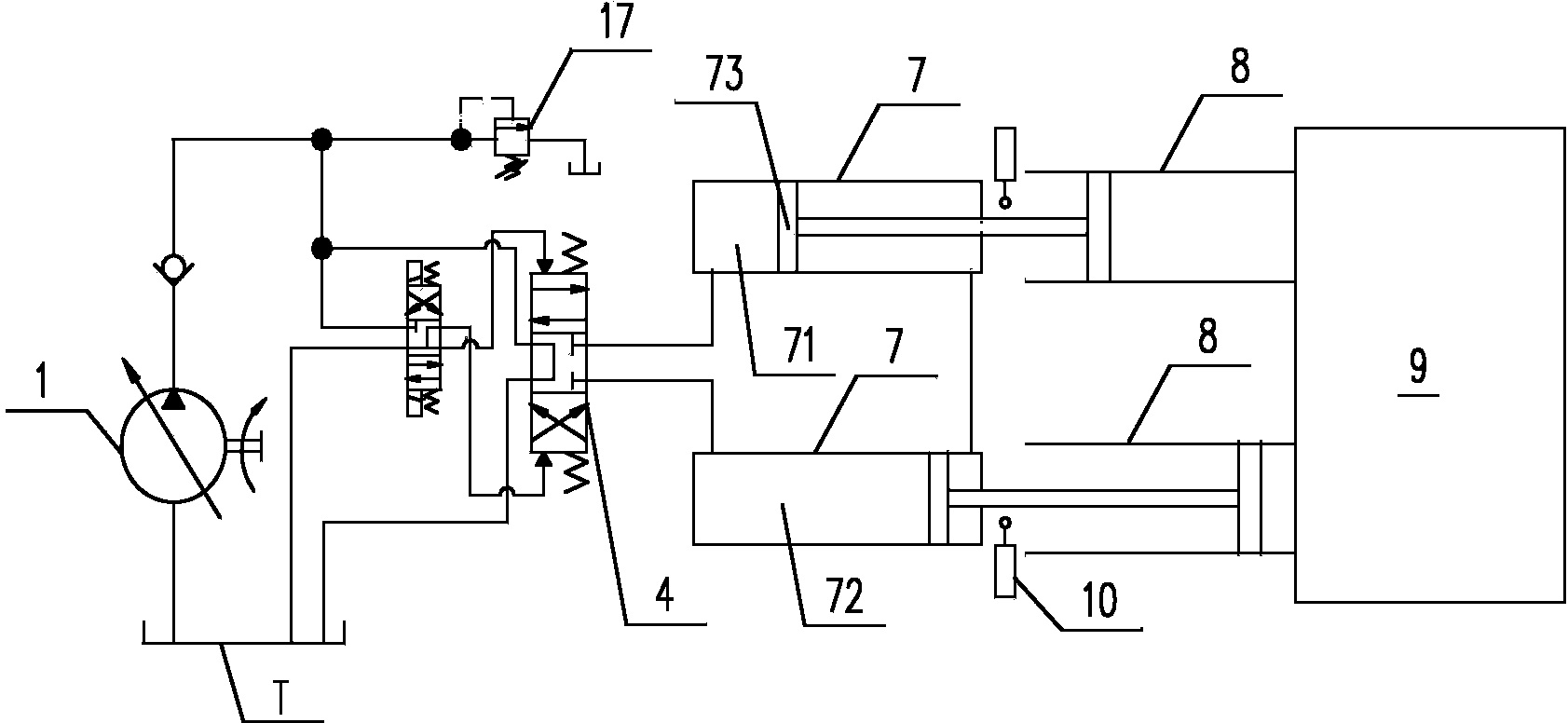 Pumping hydraulic system