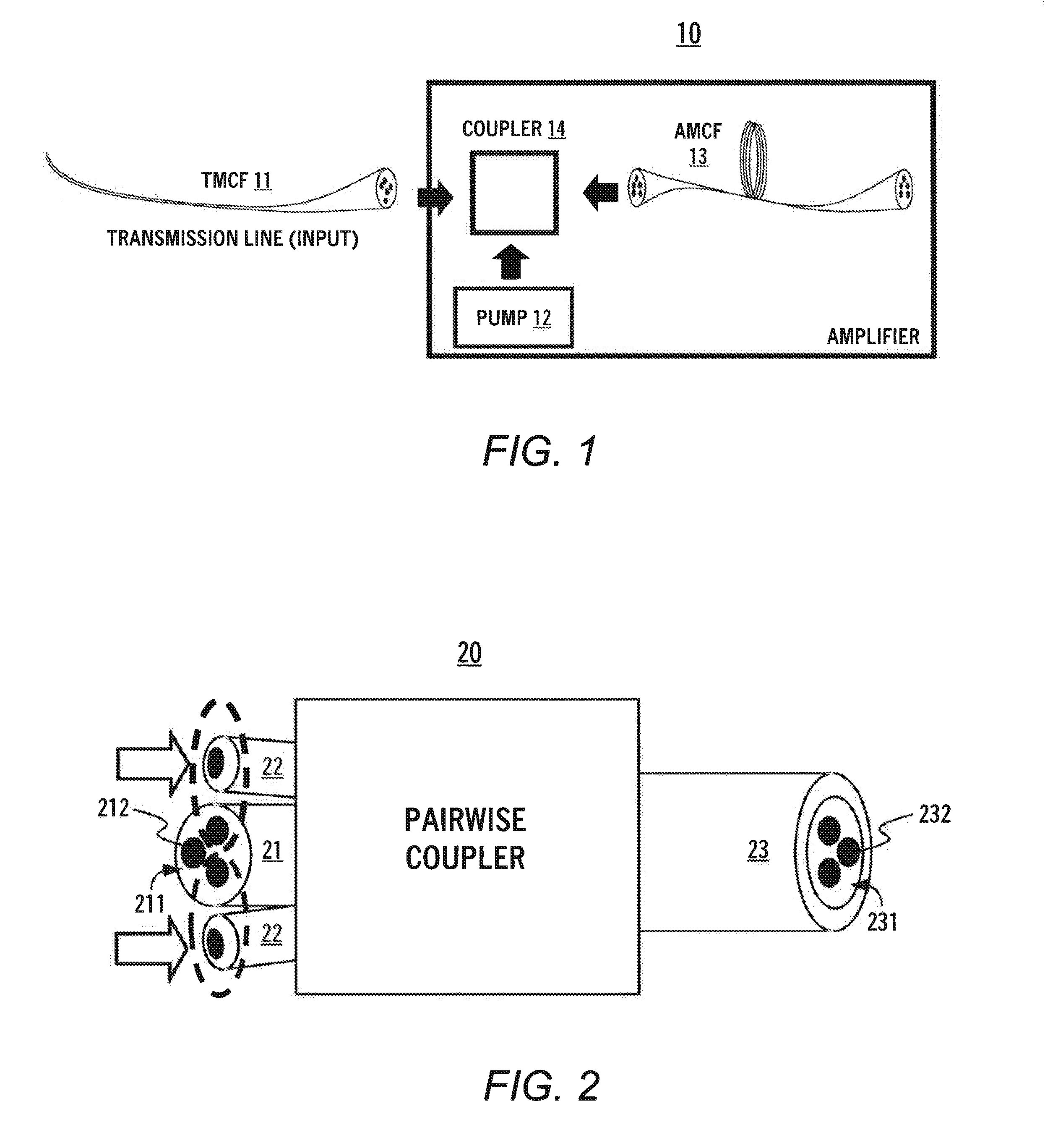 Pump-Combining Systems And Techniques For Multicore Fiber Transmissions