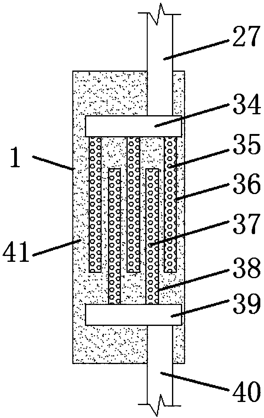 Energy-saving down feather scattering and drying device