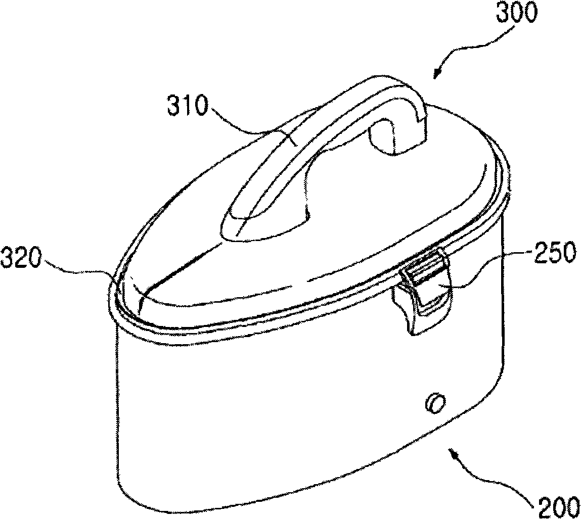 Box for storing wireless iron