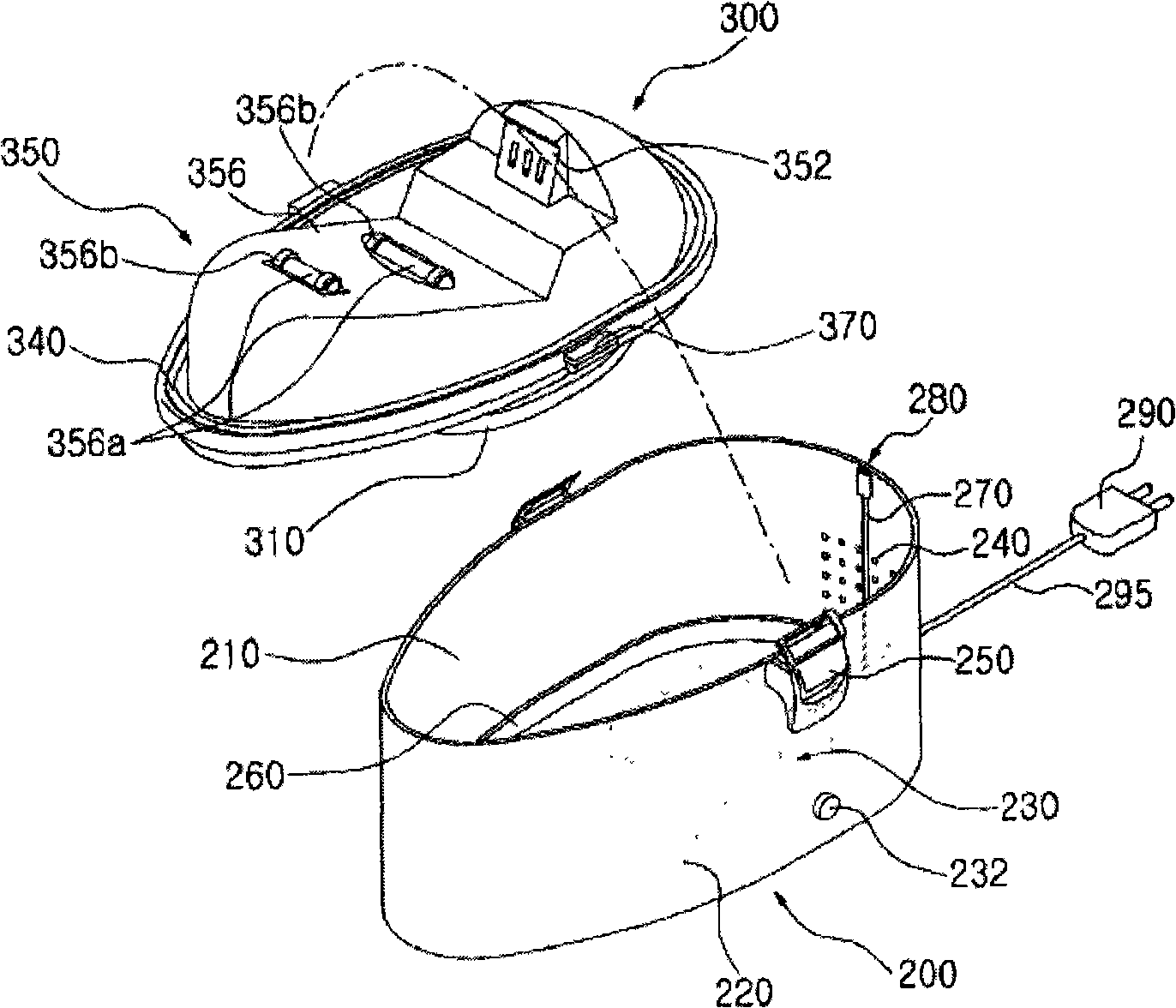 Box for storing wireless iron