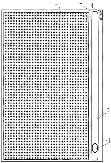 Magnetic blackboard capable of safe erasing