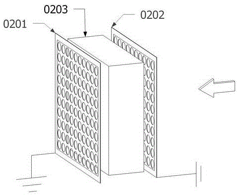 System for removing suspended particles from gas medium