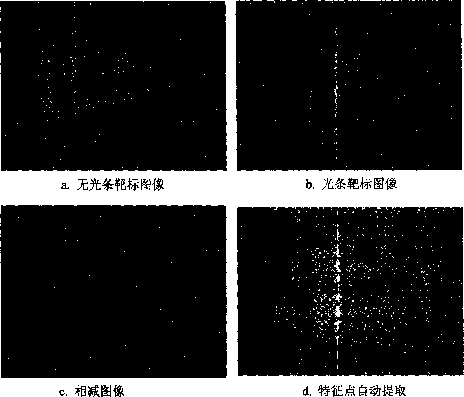 Compatible and accurate calibration method for double eye line structure photo-sensor and implementing apparatus