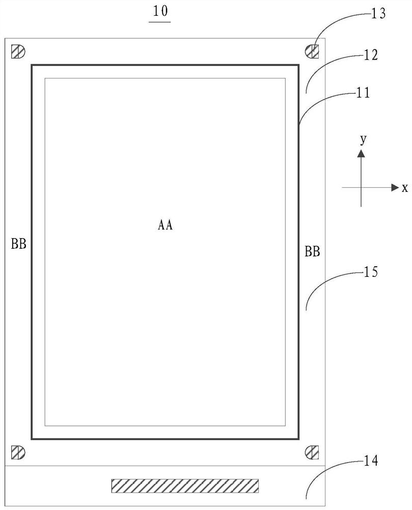 A kind of array substrate and display panel