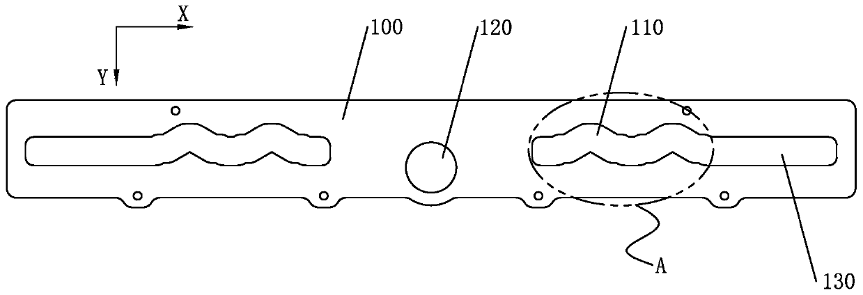 Sinker device for flat knitting machine head, flat knitting machine head and flat knitting machine