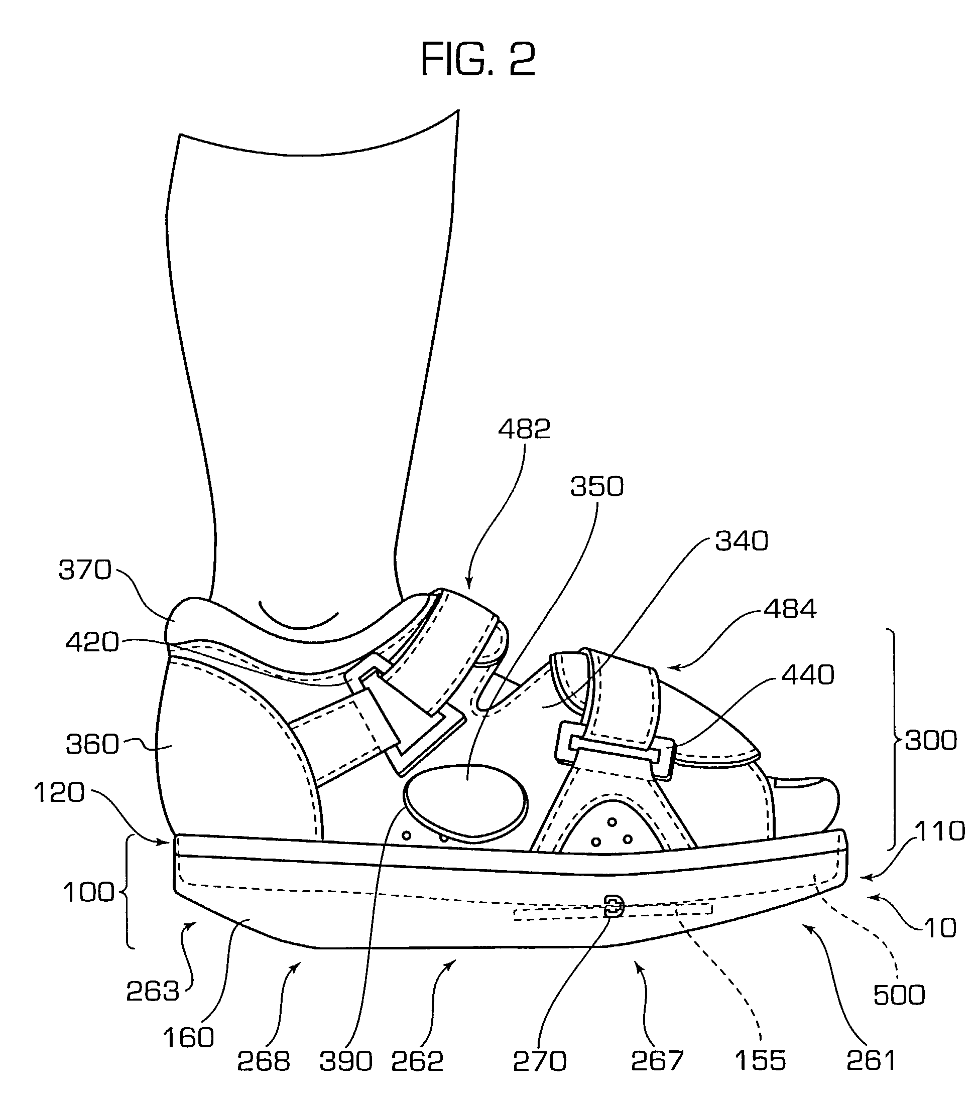 Healing shoe or sandal