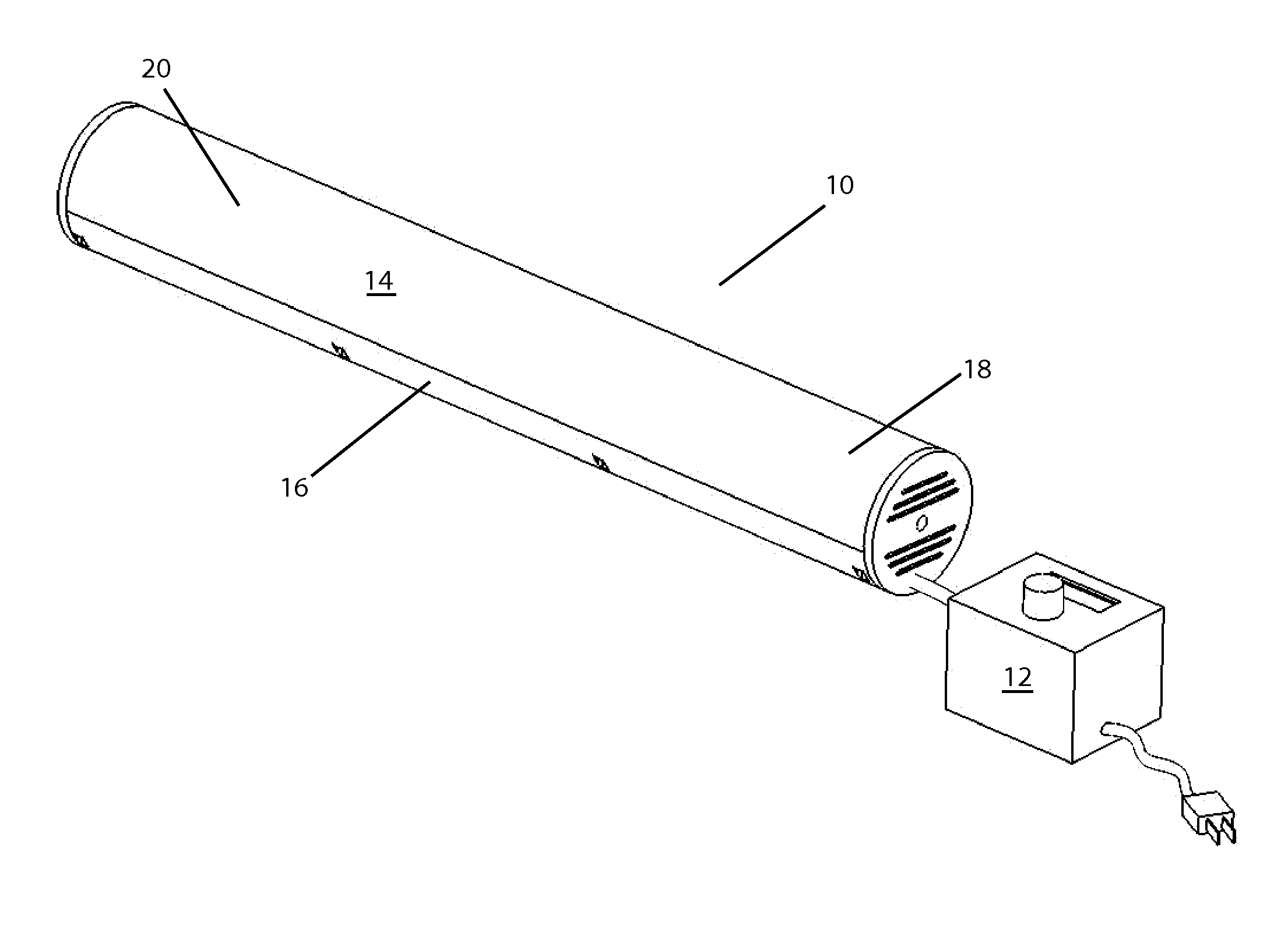 Vibrating Massage Roller Utilizing a Plurality of Supports and Eccentric Weights