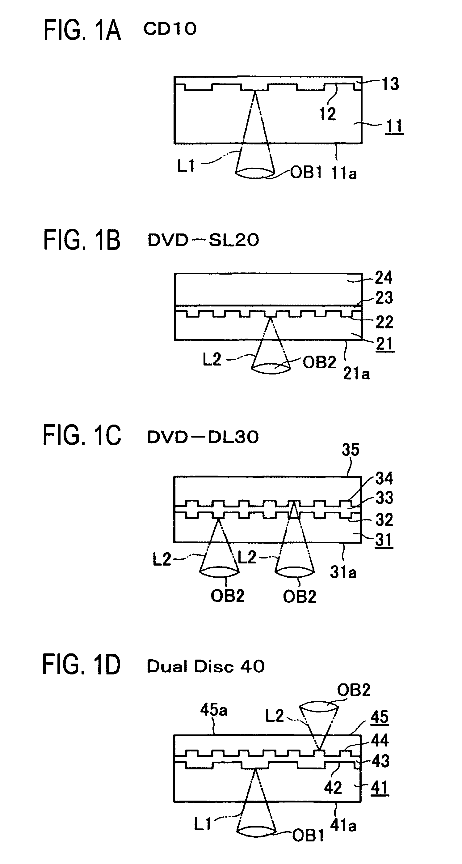 Optical disc type determining method and optical disc device