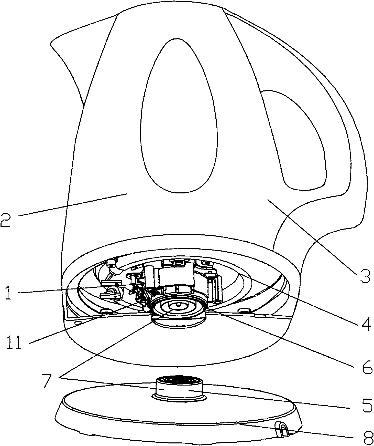 Thermal sensitive temperature control device and liquid heater