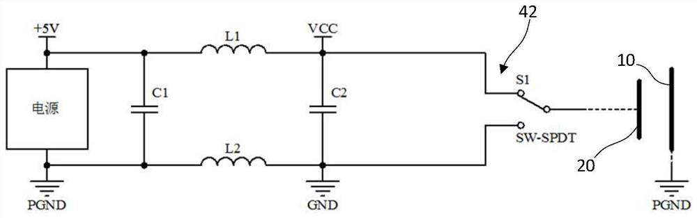 Capacitive proximity switch sensor