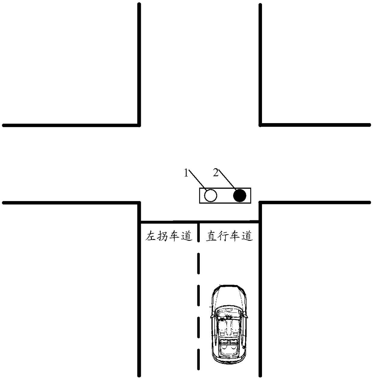 Traffic light identification method and device