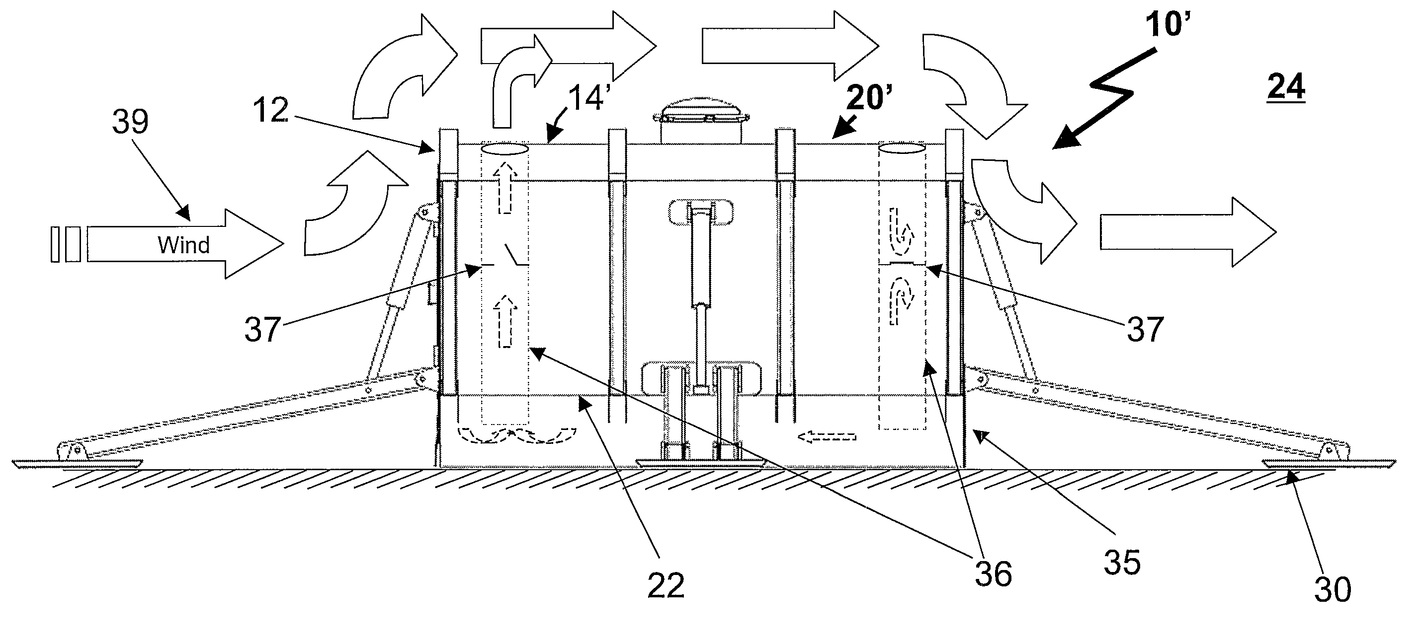 Re-deployable above ground shelter