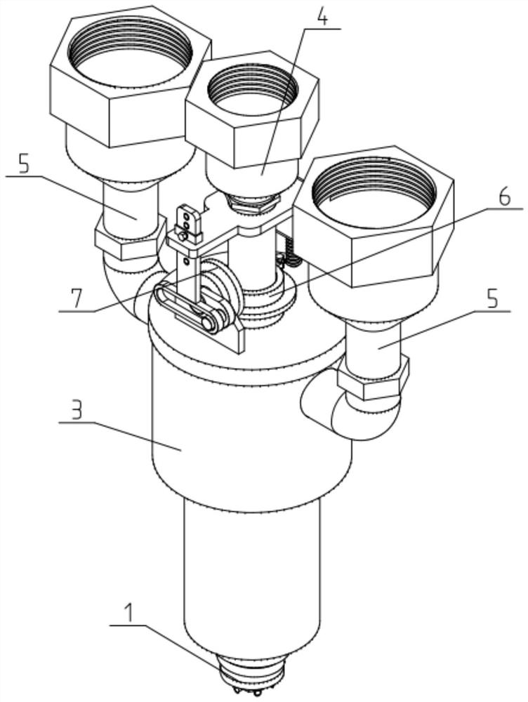 Solid conical spiral nozzle in spray tower