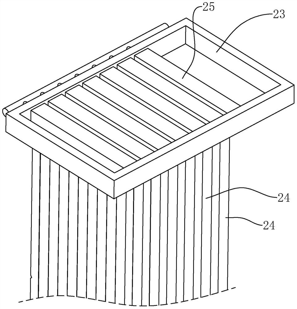 Efficient treatment system for household garbage leachate