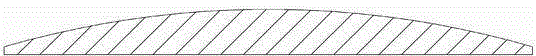 Process for manufacturing arc moldable mold-pressing door