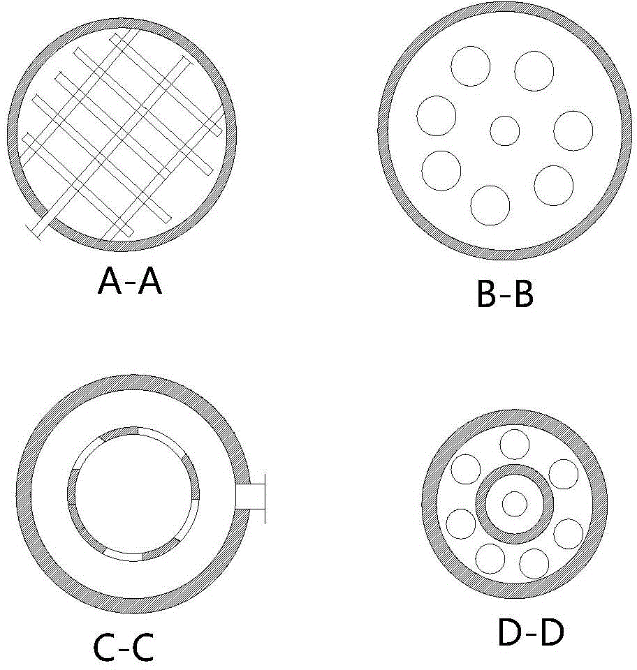 Zero-valent iron reduction-Fenton oxidation integrated reaction device and method for treating nitroaromatic compound wastewater by using zero-valent iron reduction-Fenton oxidation integrated reaction device