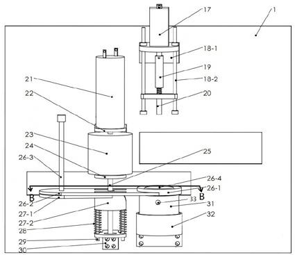 Transferring and dustproof sealing device for planet soil