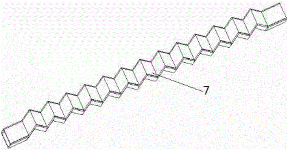 Casing pipe constraint buckling prevention support with symmetrical initial defects