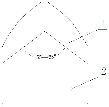 A kind of preparation method of filled type layered structure cemented carbide