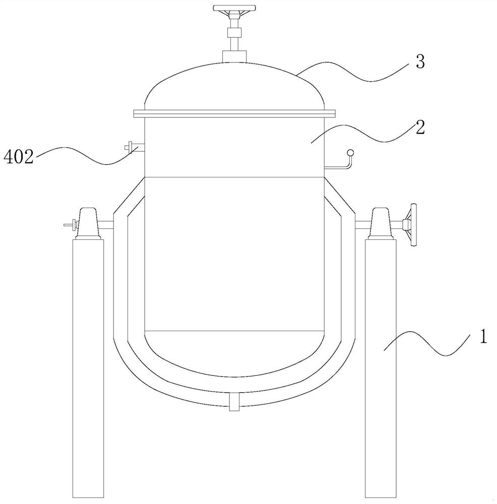 Herbal medicinal material cooking device for traditional Chinese medicine processing