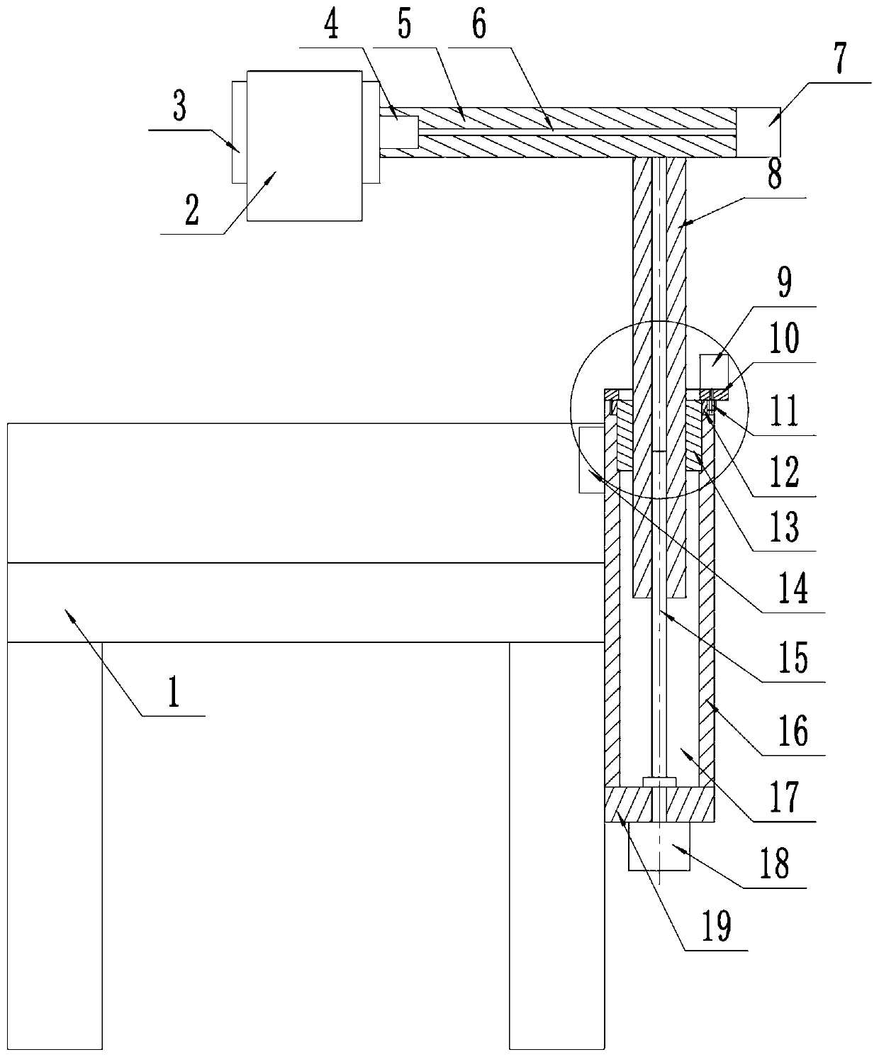 Device for alleviating liver and gallbladder postoperative pain