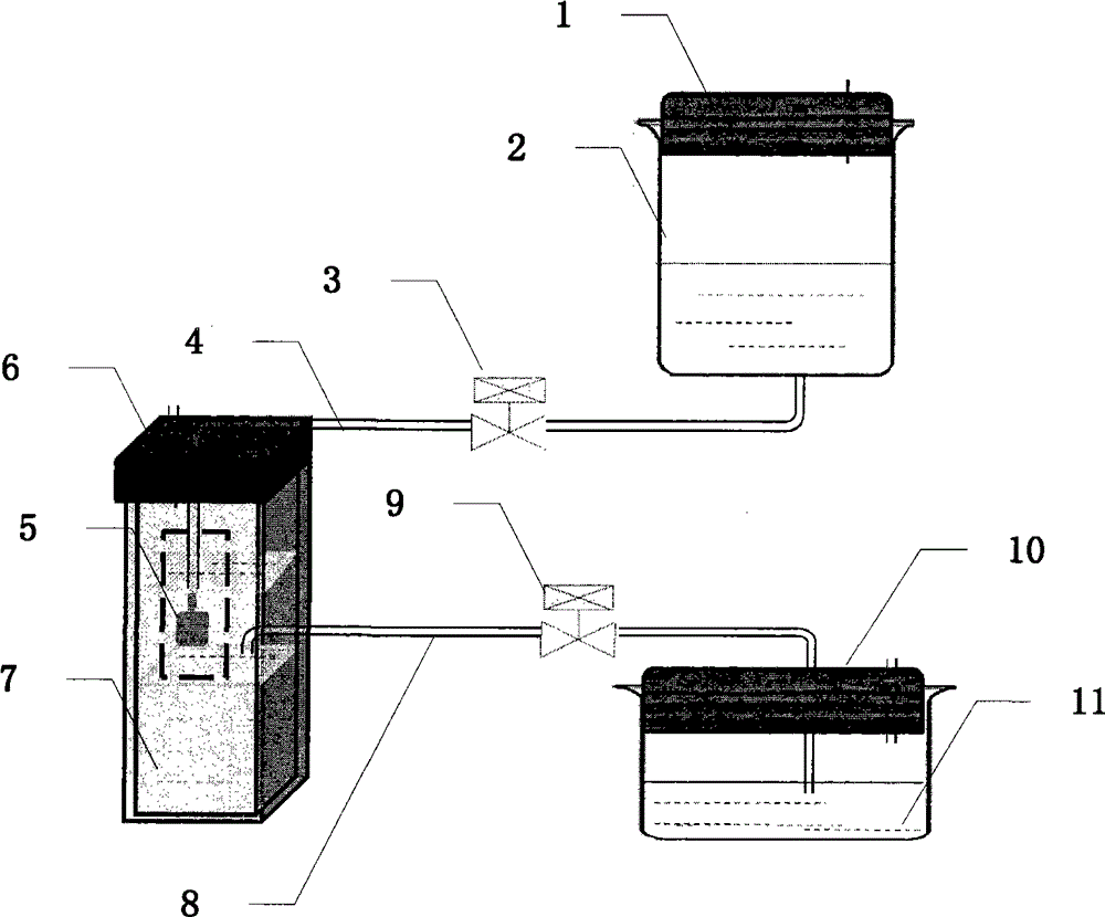 Novel fluorescence sample cell used for measuring concentration auxiliary parameter fluorescence spectrum and method for gradually diluting sample