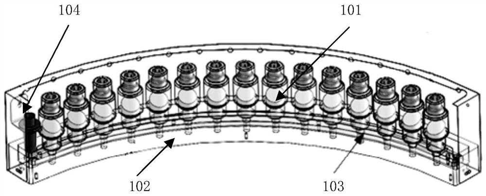 X-ray source array, x-ray tomography system and method