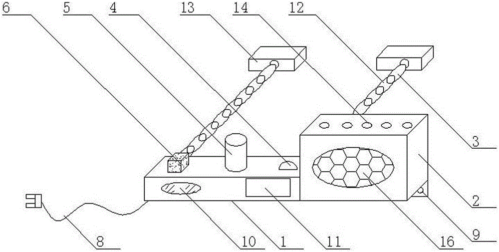 Multifunctional double chain type window opening device