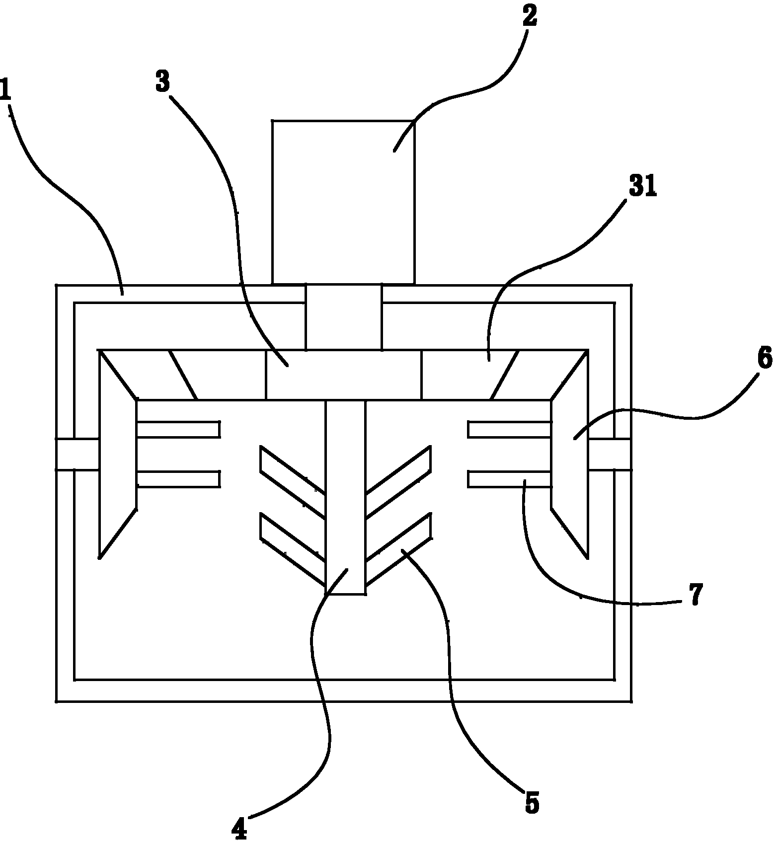 Stirrer for mixing chemical engineering medicinal liquid