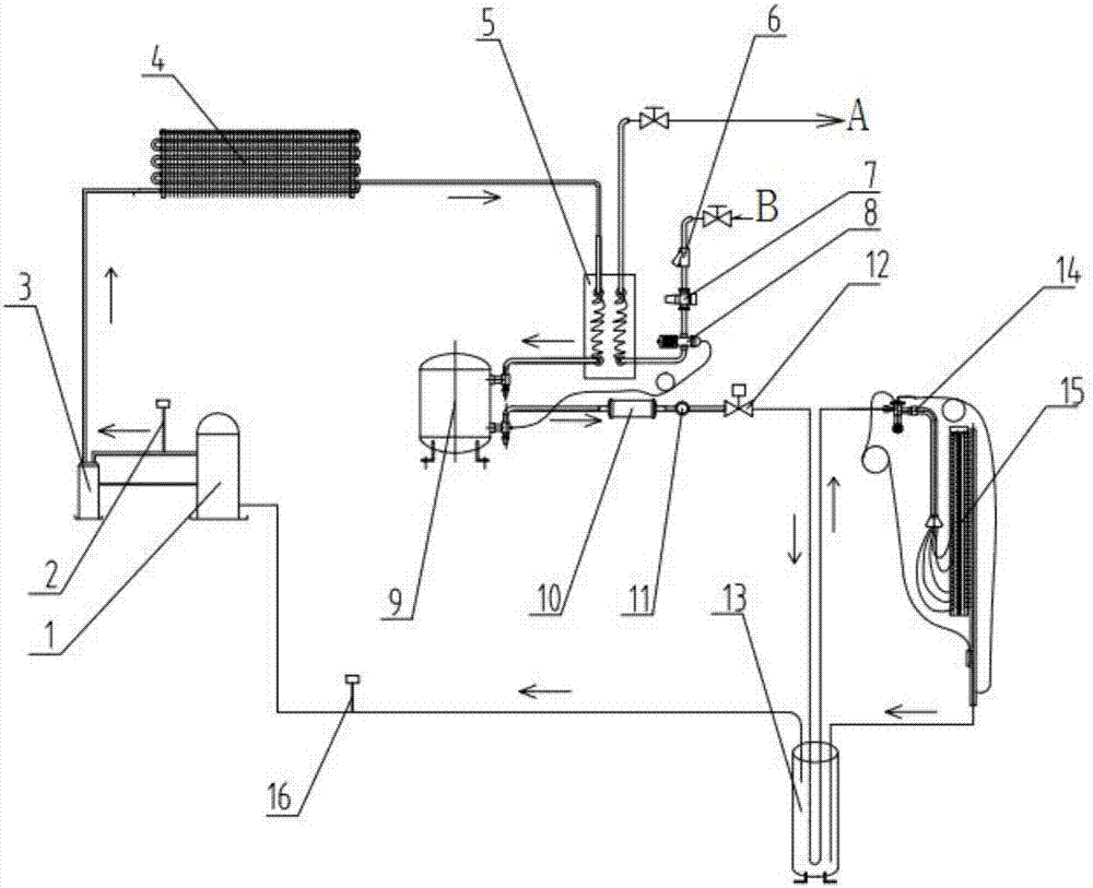 A low-temperature sludge drying device