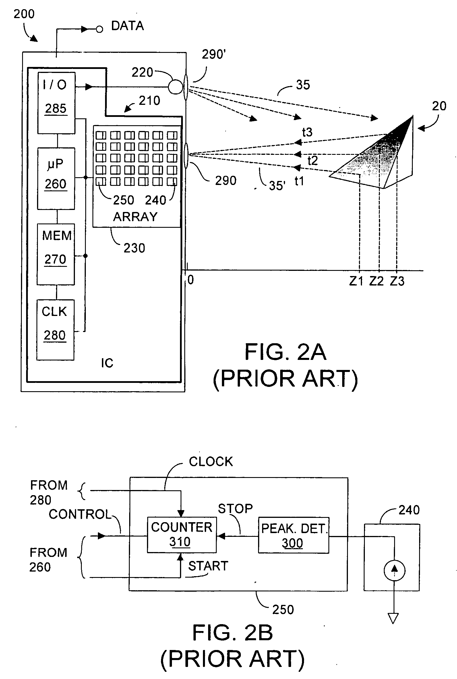 Method and system to increase dynamic range of time-of-flight (TOF) and/or imaging sensors