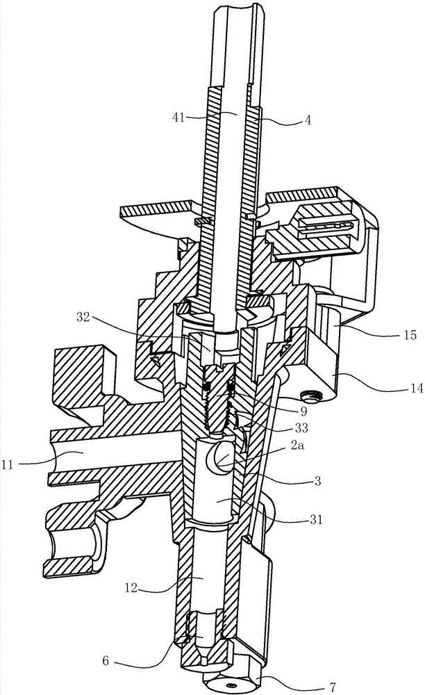 Double-injection gas valve