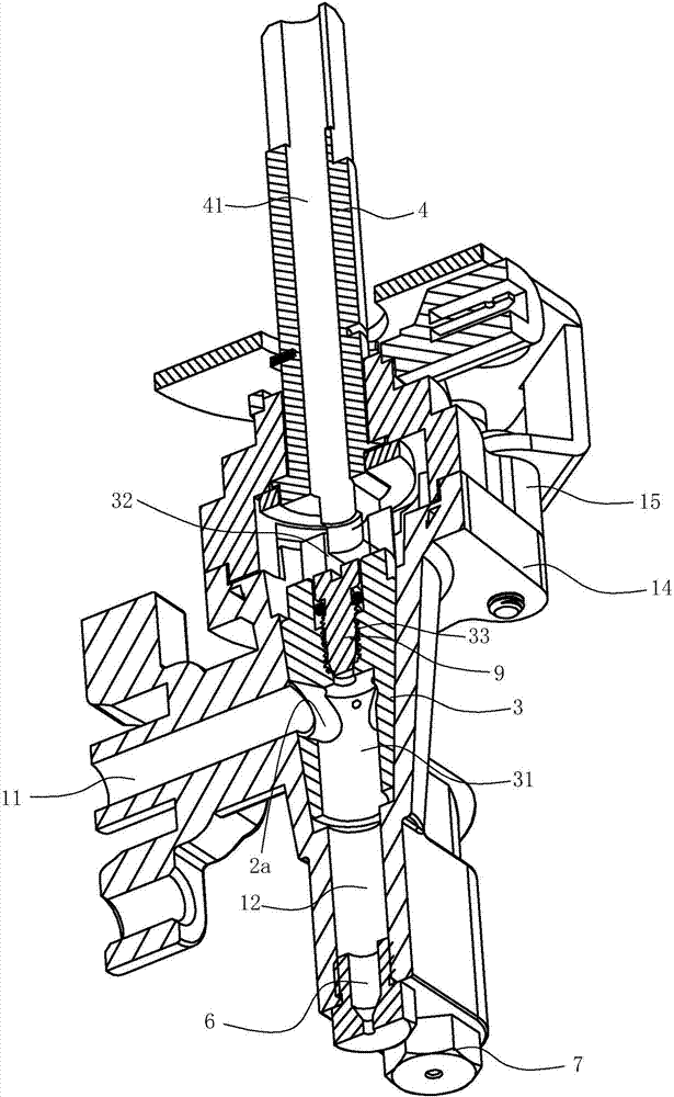 Double-injection gas valve