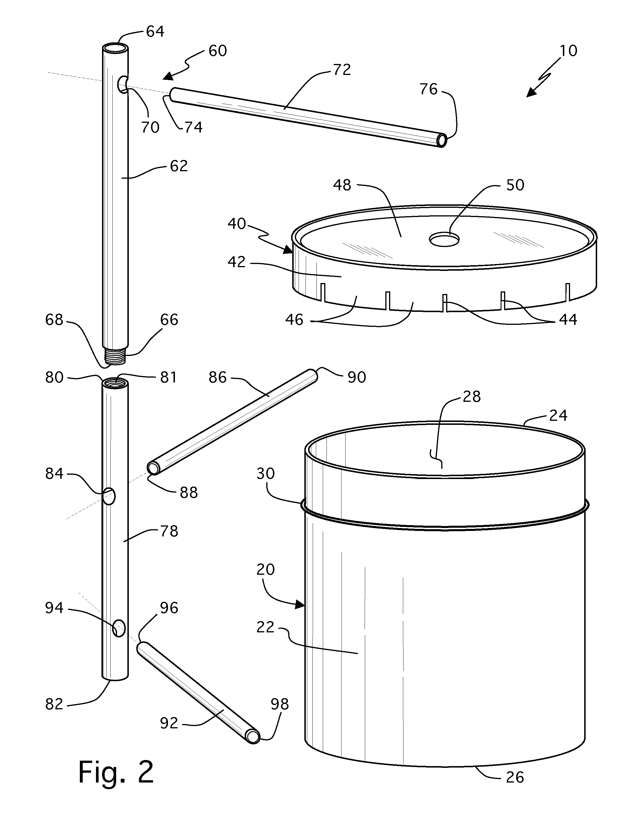 Manual laundering system