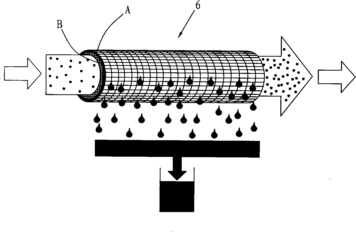 Tube-type sewage water micro-filter processing equipment