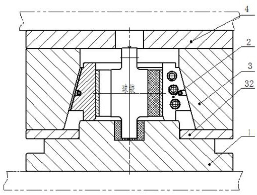 Diameter reducing device and method for non-uniform-thickness rubber ball joints