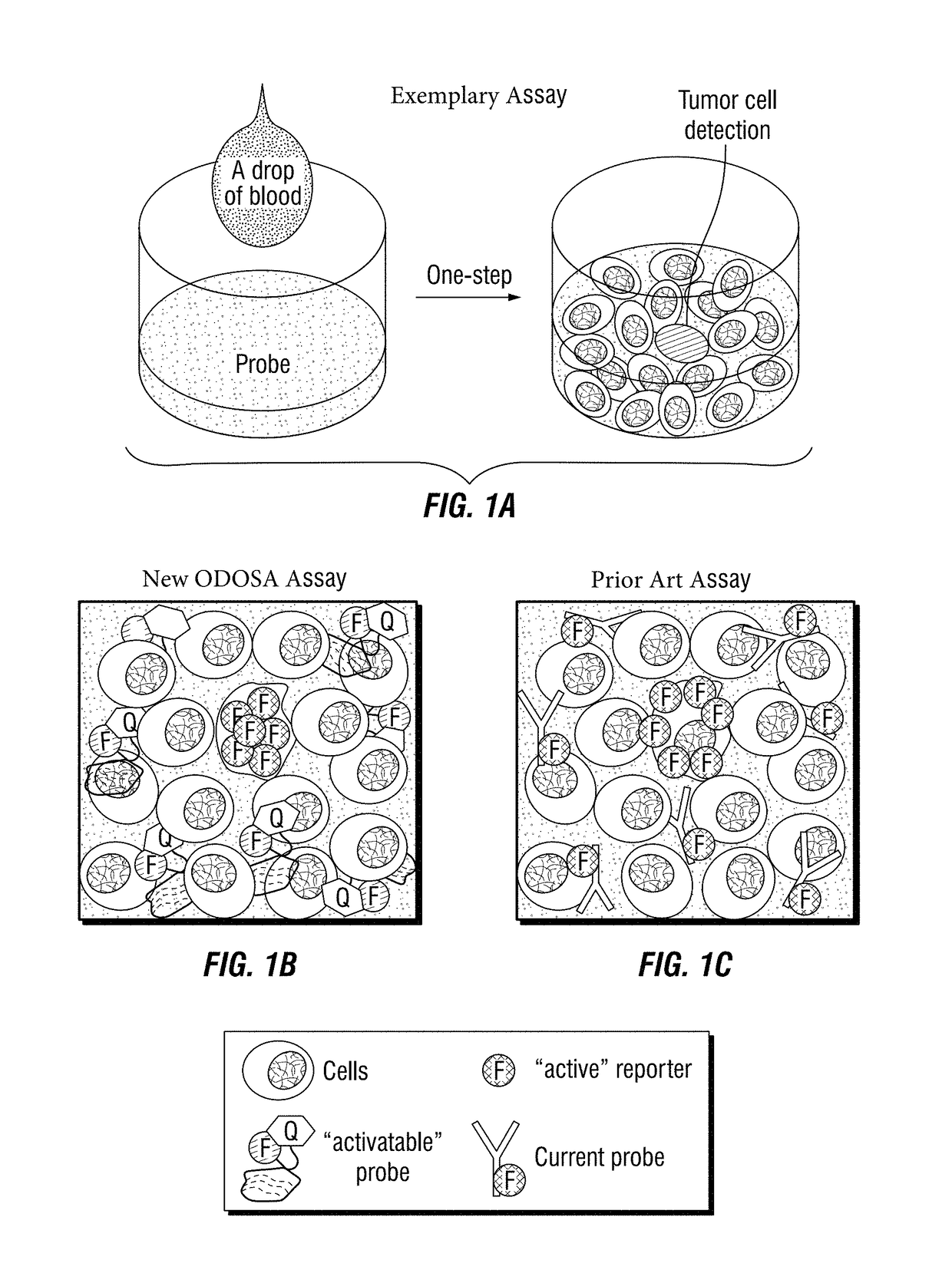 Multi-aptamer-based, cell-specific, one-step tumor cell detection assays