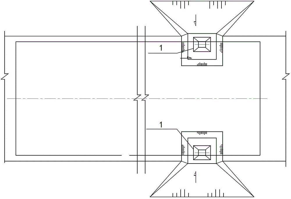 Recycling external immersed tube tunnel vertical supporting device and supporting method thereof