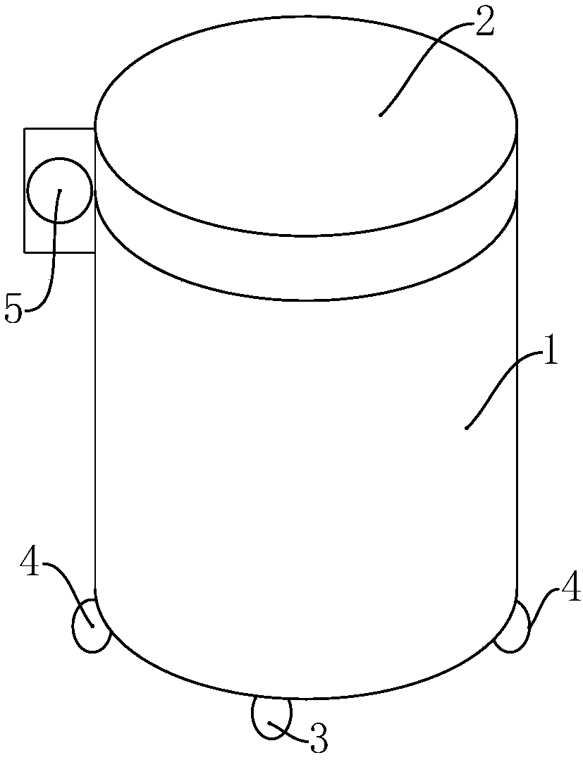 Intelligent office garbage recycling bin