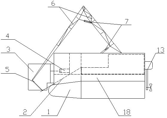 Method and device for collecting garbage floating on water surface