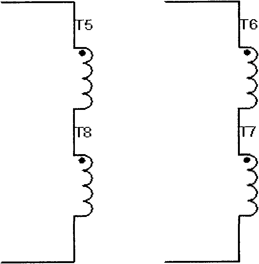 Bistable permanent-magnet operating mechanism dispersedly exciting on two sides of brake opening and closing working air gaps