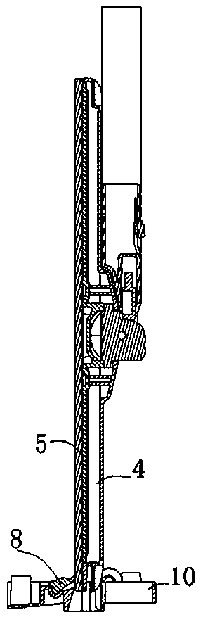 Plate mop water squeezing using method and plate mop cleaning tool thereof