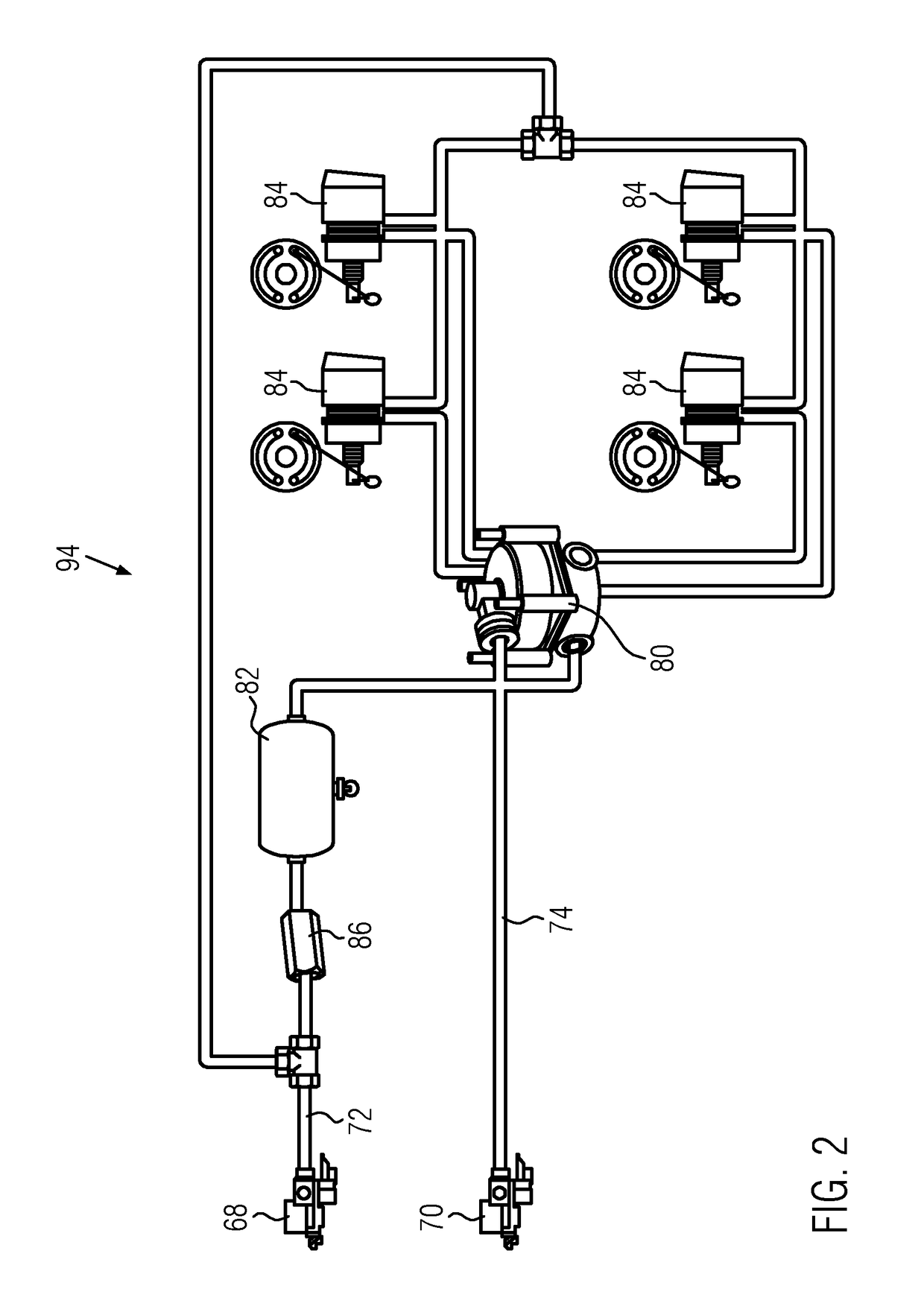 Method for braking a traction vehicle-trailer combination with reduced trailer braking force as a function of the response of the ABS of the traction vehicle