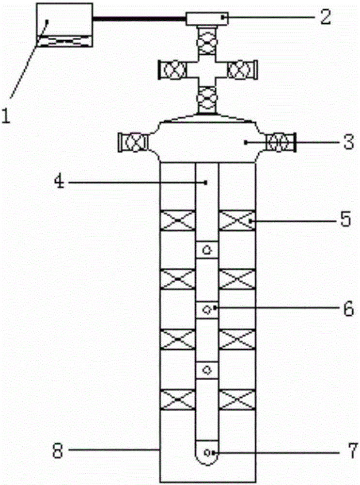 Cableless layering water injection method capable of achieving downhole flow, pressure and temperature monitoring